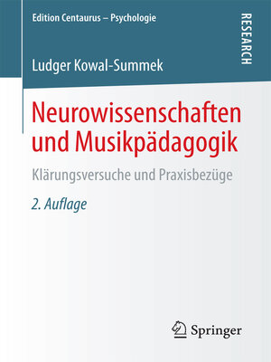 cover image of Neurowissenschaften und Musikpädagogik